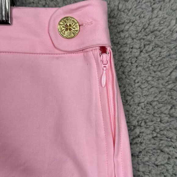 Lilly Pulitzer Alessi Stretch Shorts Size 14 Pink Blossom‎ High Rise NWT $78 - Picture 2 of 9